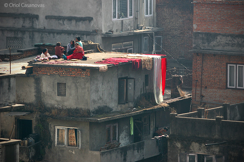 kathmandu buildings city family